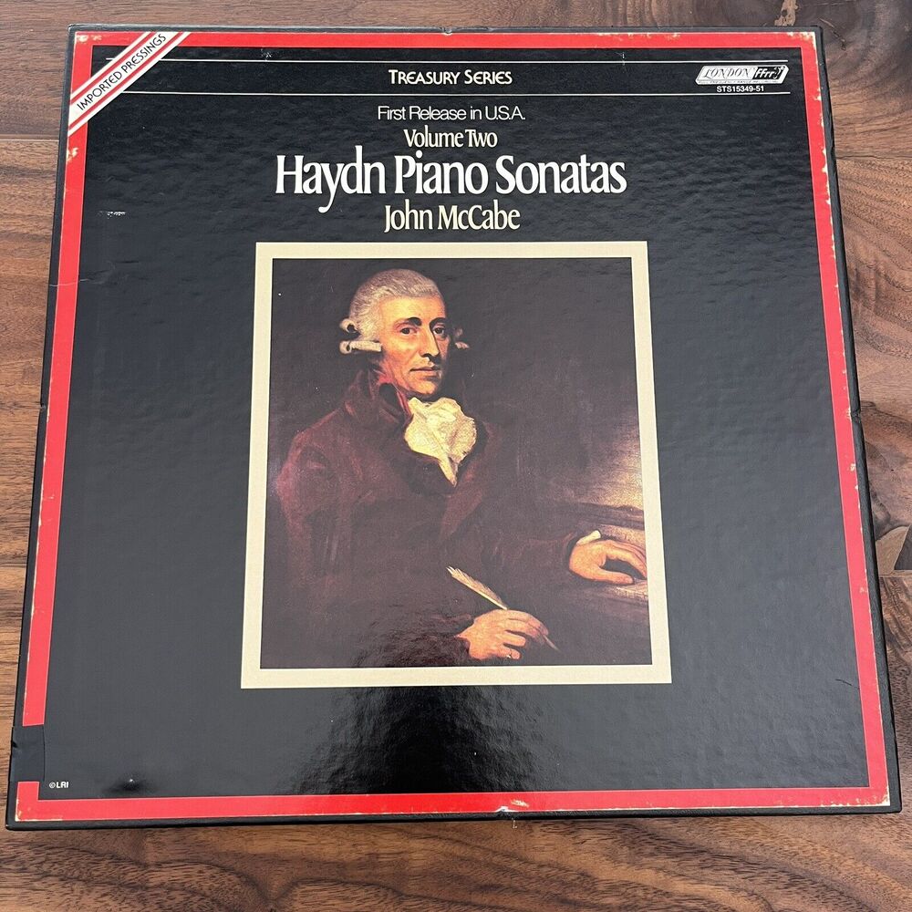 HAYDN Piano Sonatas Vol.2 John McCabe 3xVinyl LP Box Set 1975 London STS 15349